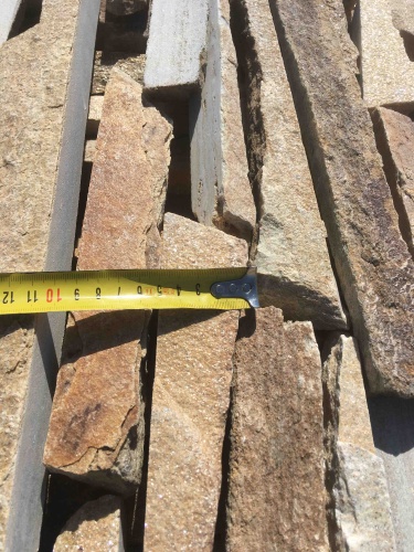 Горбушка златолит золотистый для облицовки купить в Лениногорске