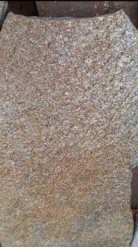 Плитняк златолит серебристый для цоколя, отмостки купить в Лениногорске