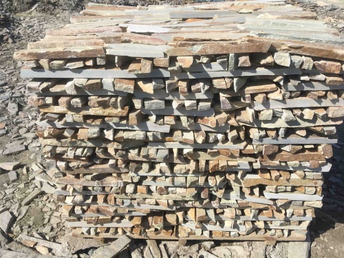 Горбушка златолит золотистый для облицовки купить в Лениногорске